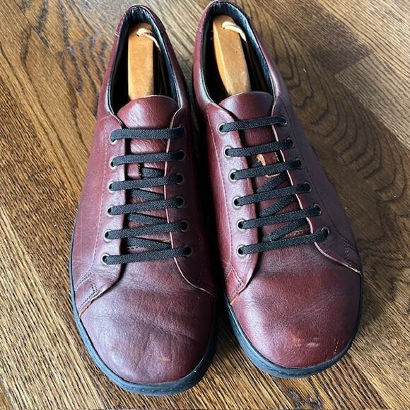 Birchbury Bramfords Barefoot Full Grain Leather Sneakers Mens 12 Brown - Picture 1 of 9